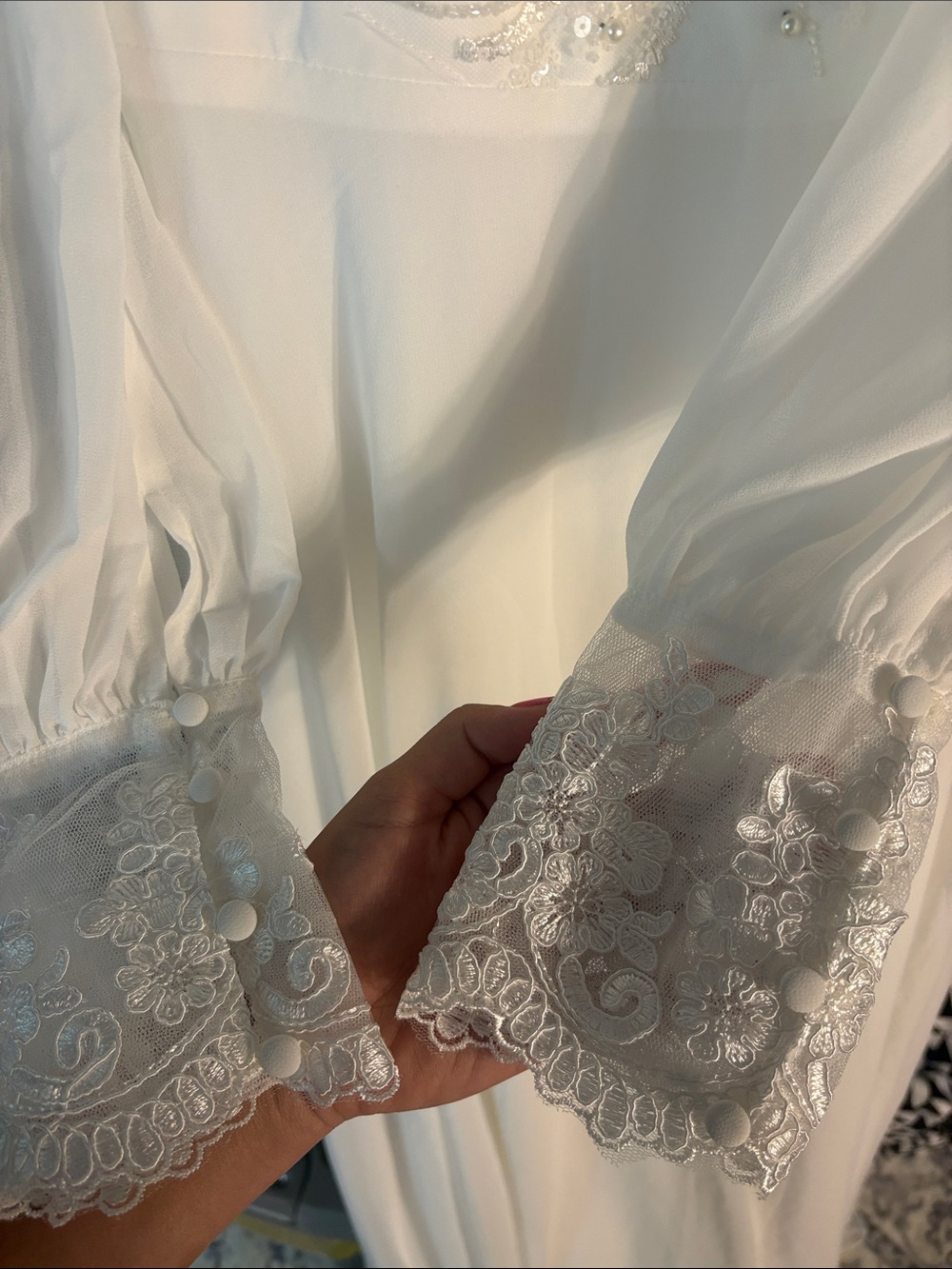 Lulus Angelic Adoration White Backless Maxi Dress Size XL NWT Wedding Vintage - Picture 9 of 9